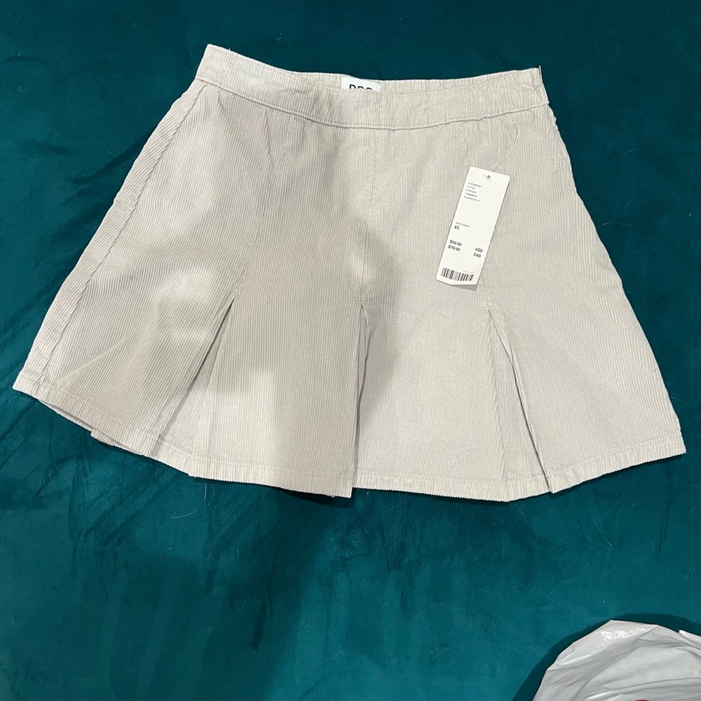 Urban outfitters corduroy pleated skirt